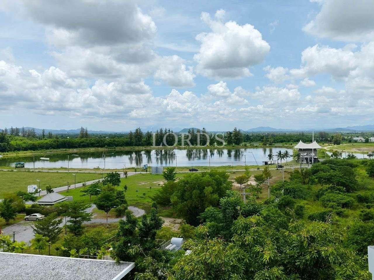Modern game room with pool table