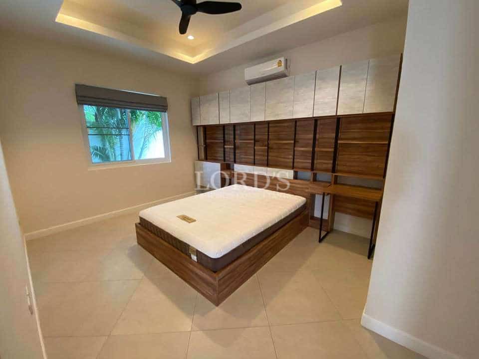 Modern bedroom with minimalist design