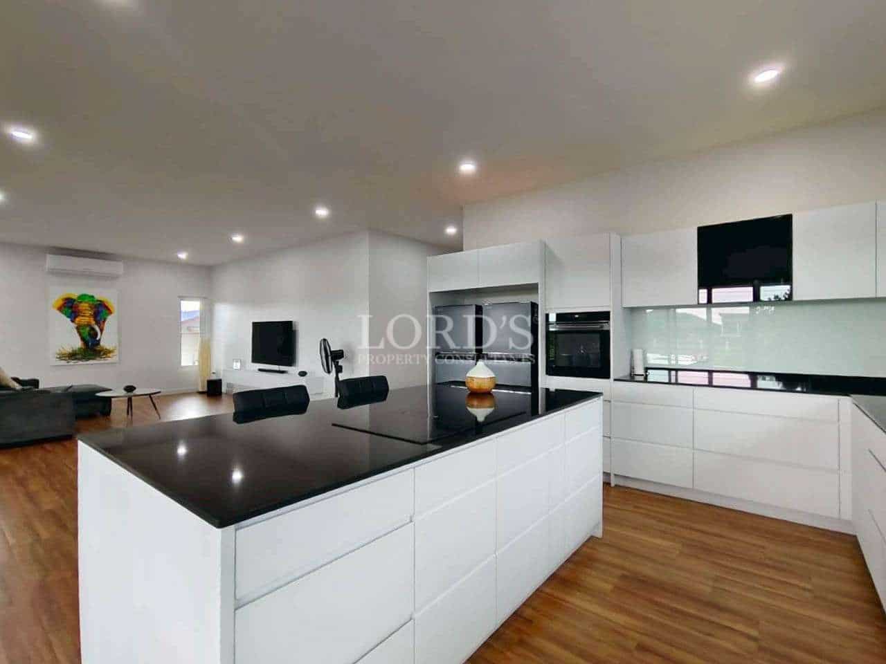 Modern kitchen with sleek design