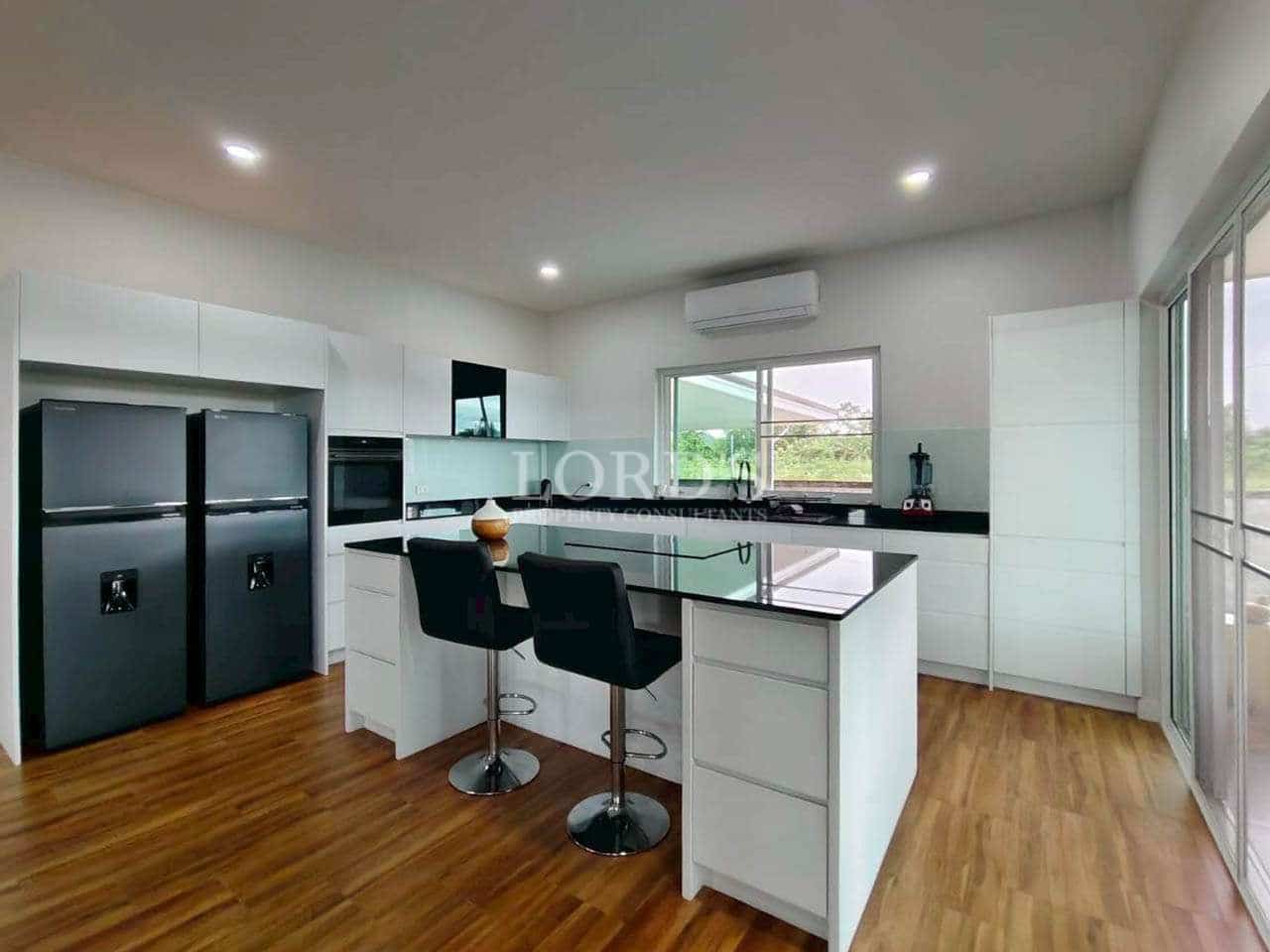 Modern kitchen with sleek design