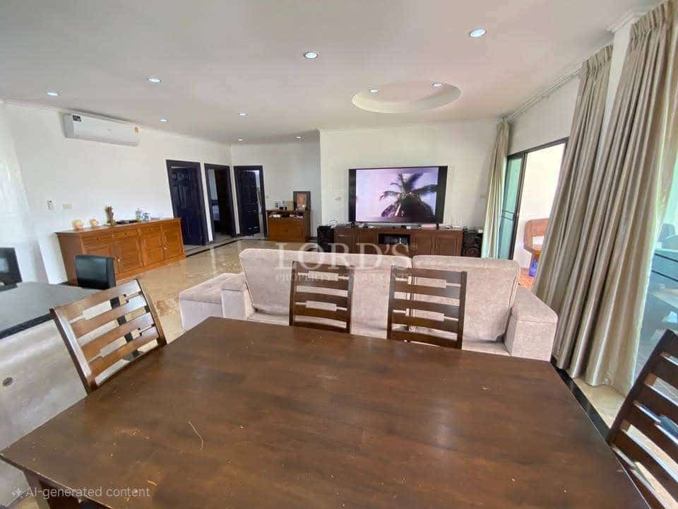 Spacious living room with modern decor