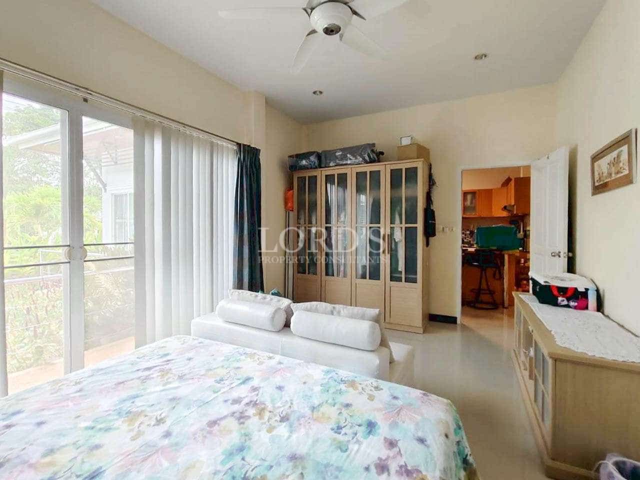 Bright, cozy bedroom with natural light