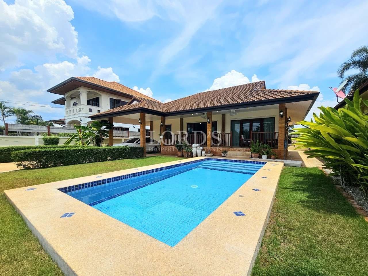 Modern house with swimming pool