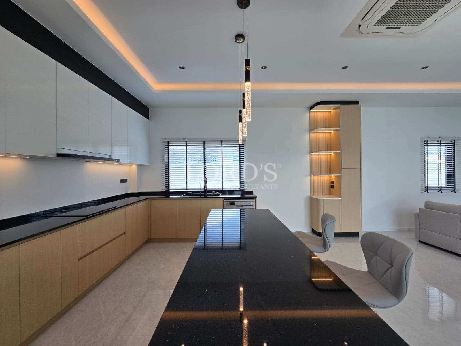 Modern kitchen with sleek design