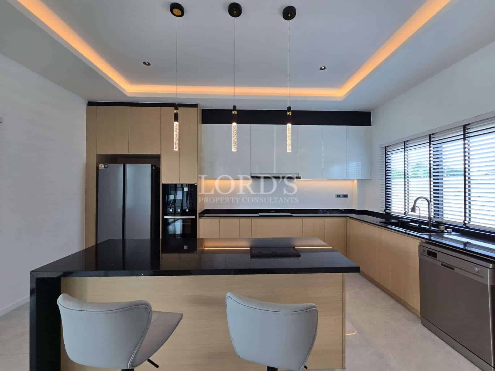 Modern kitchen with sleek design