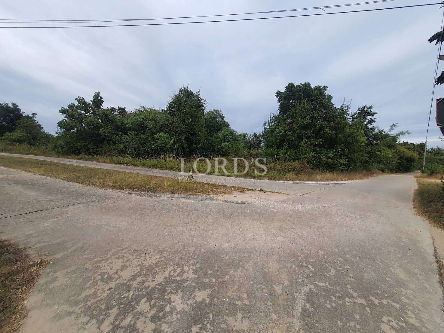 Intersection of two dirt roads