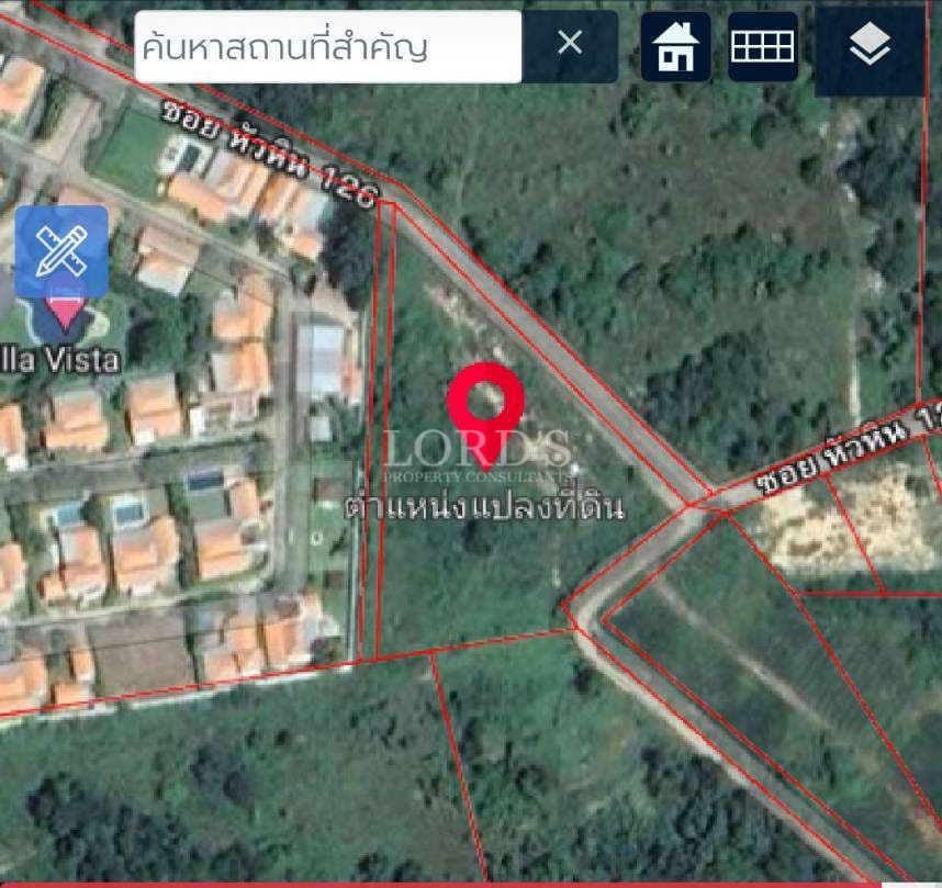 Aerial view of a property layout.