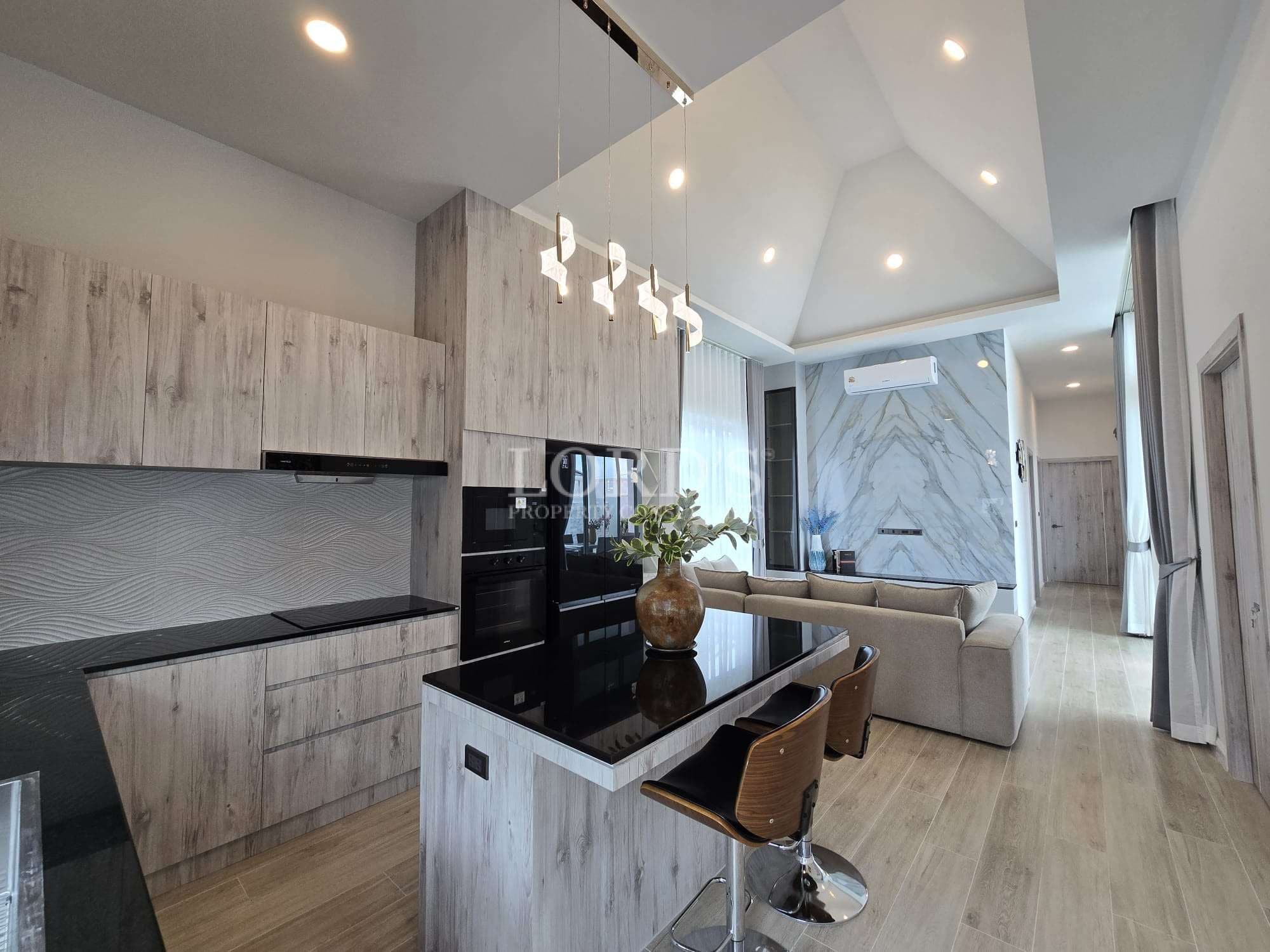 Modern kitchen with sleek design