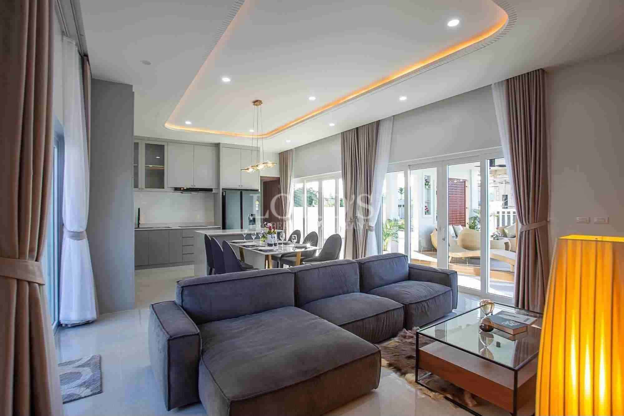 Modern living room with elegant decor