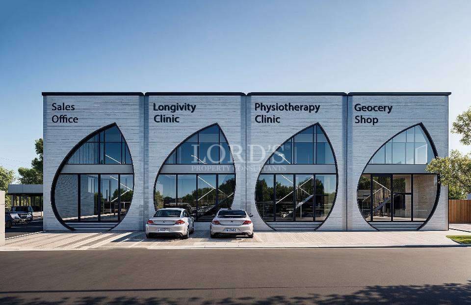 Modern building with multiple clinics