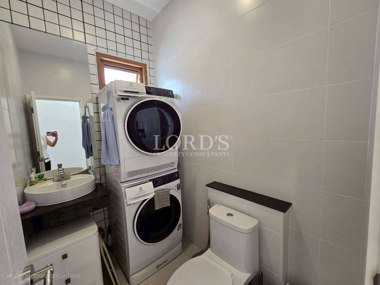 Laundry area with washer and dryer
