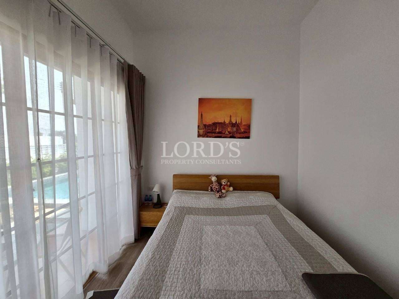 Cozy bedroom with natural light