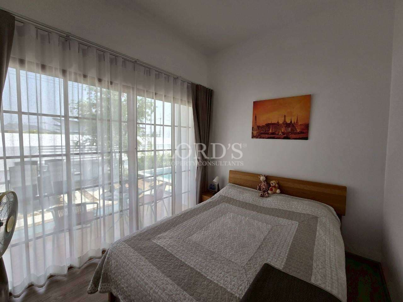 Cozy bedroom with natural light