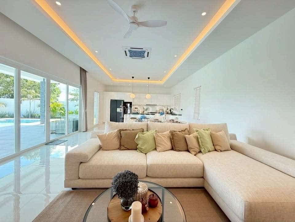 Modern living room with elegant decor
