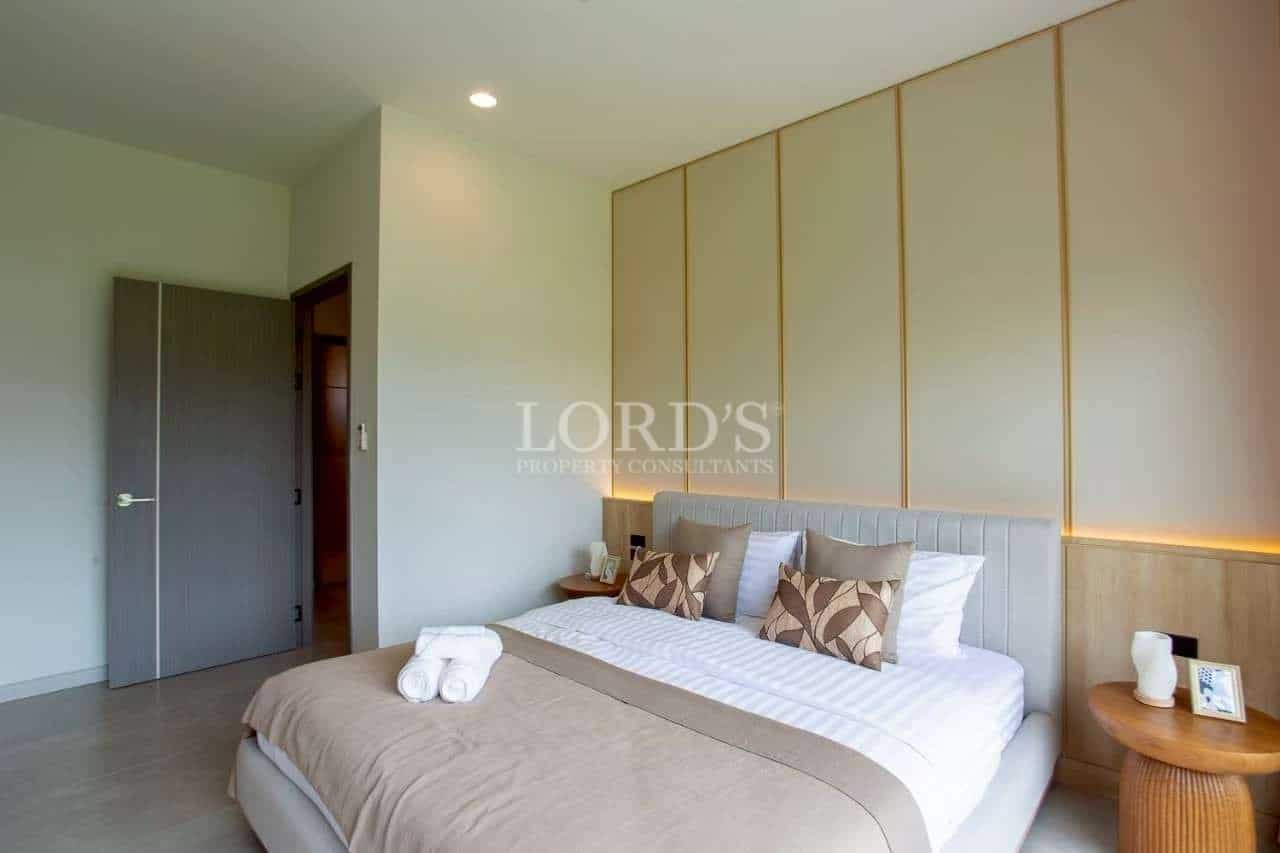 Modern bedroom with neutral decor