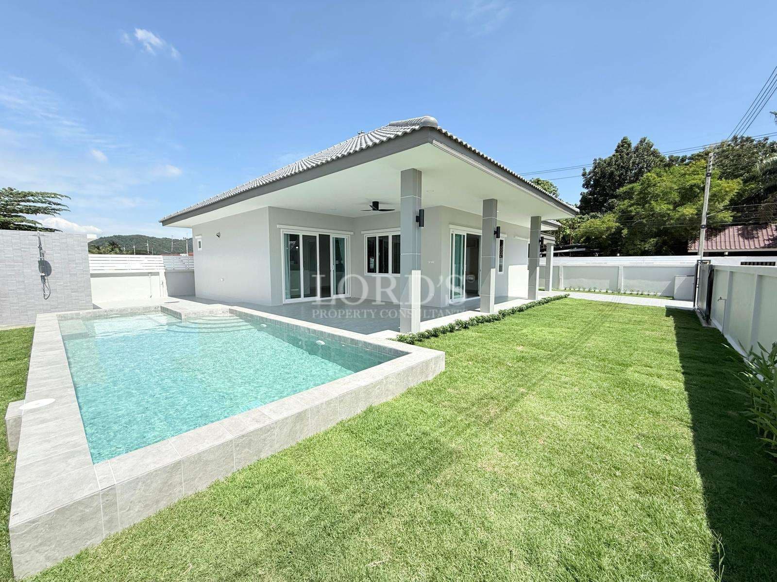 Modern house with swimming pool