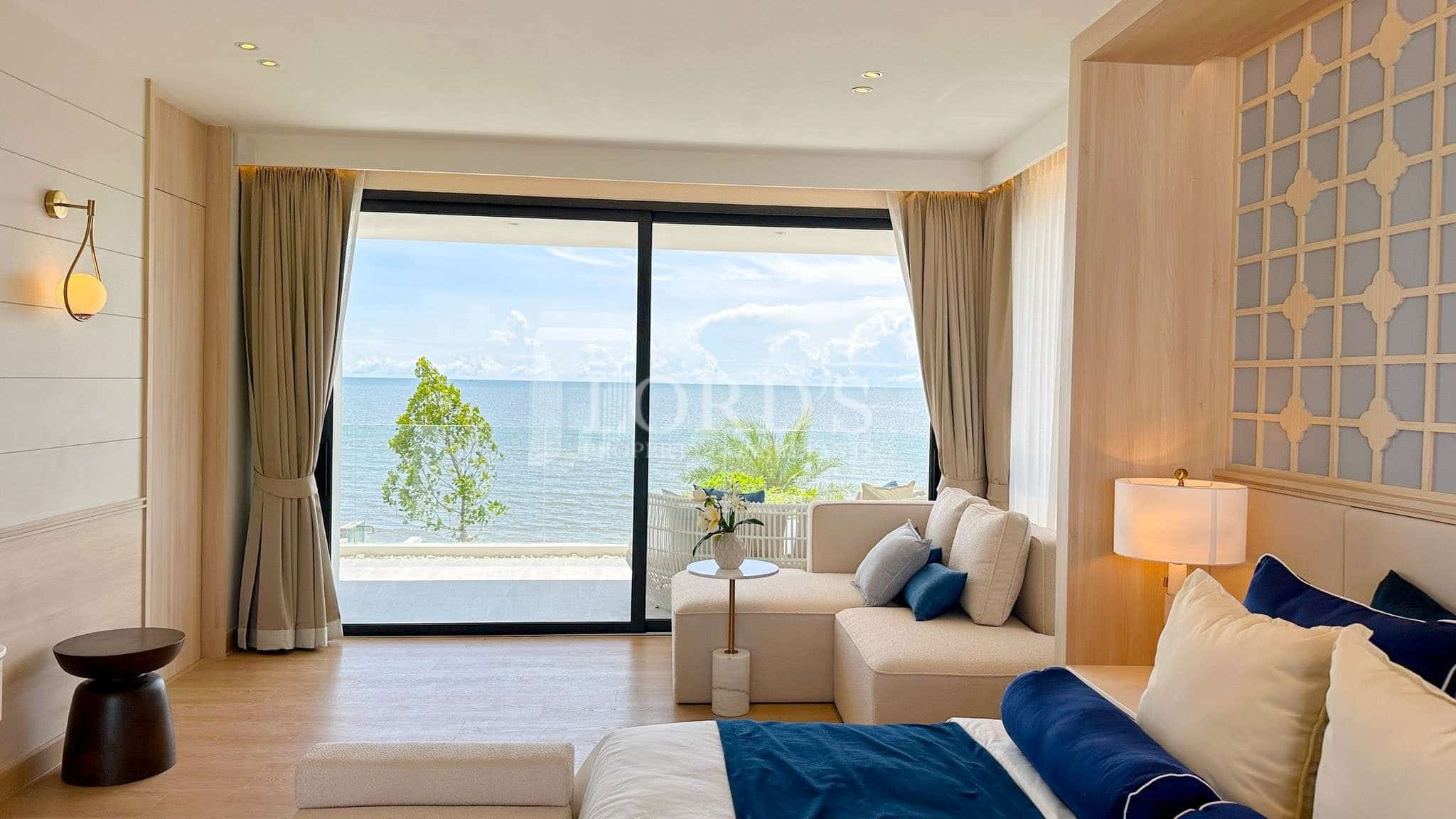 Modern living room with stylish decor