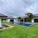 Modern villa with pool and garden