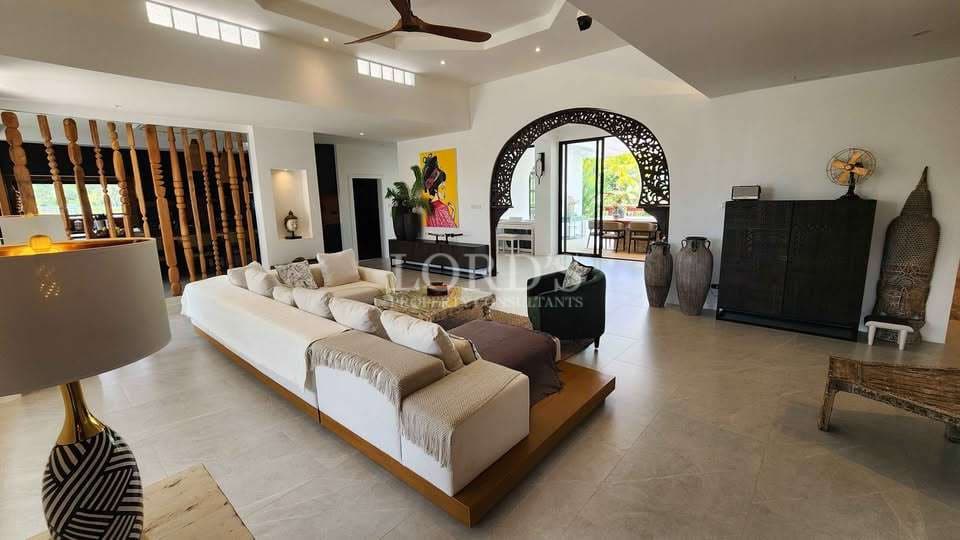 Modern living room with elegant decor