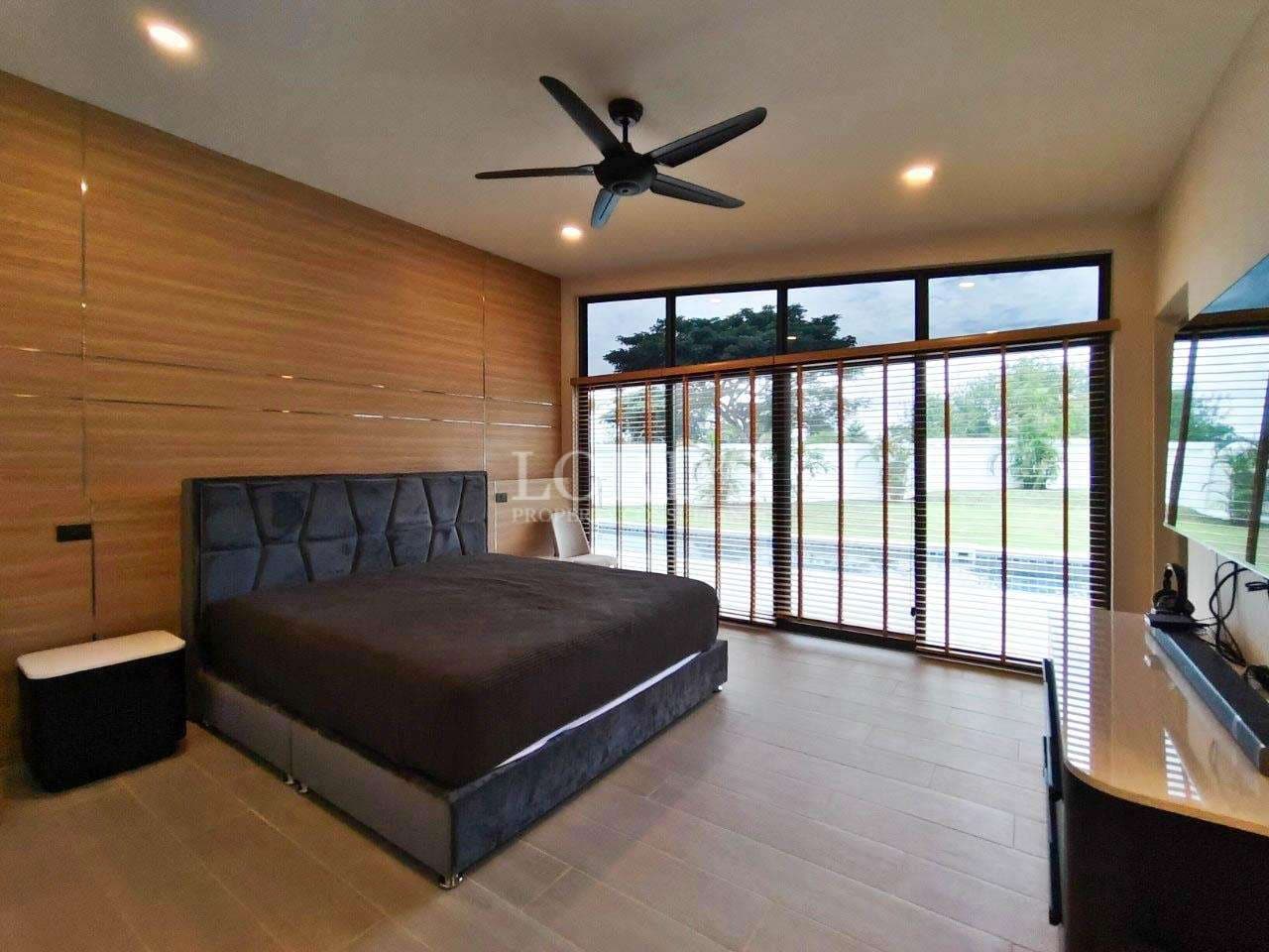 Modern bedroom with minimalist design