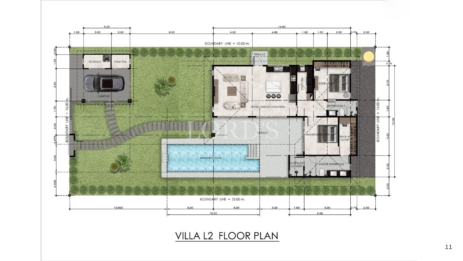 villa l2 floor plan