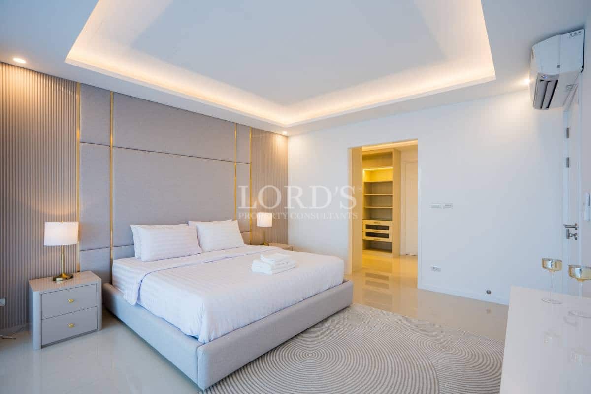 Modern bedroom with minimalist design