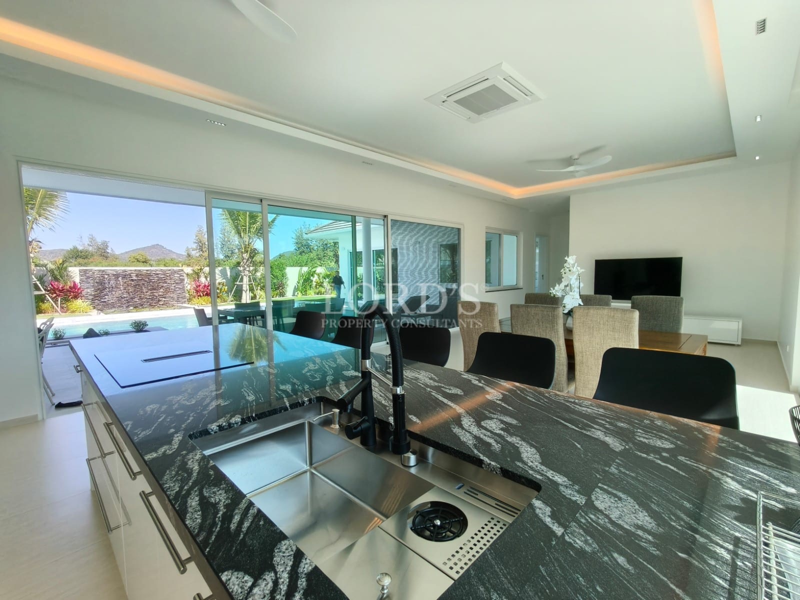 Modern kitchen with elegant design