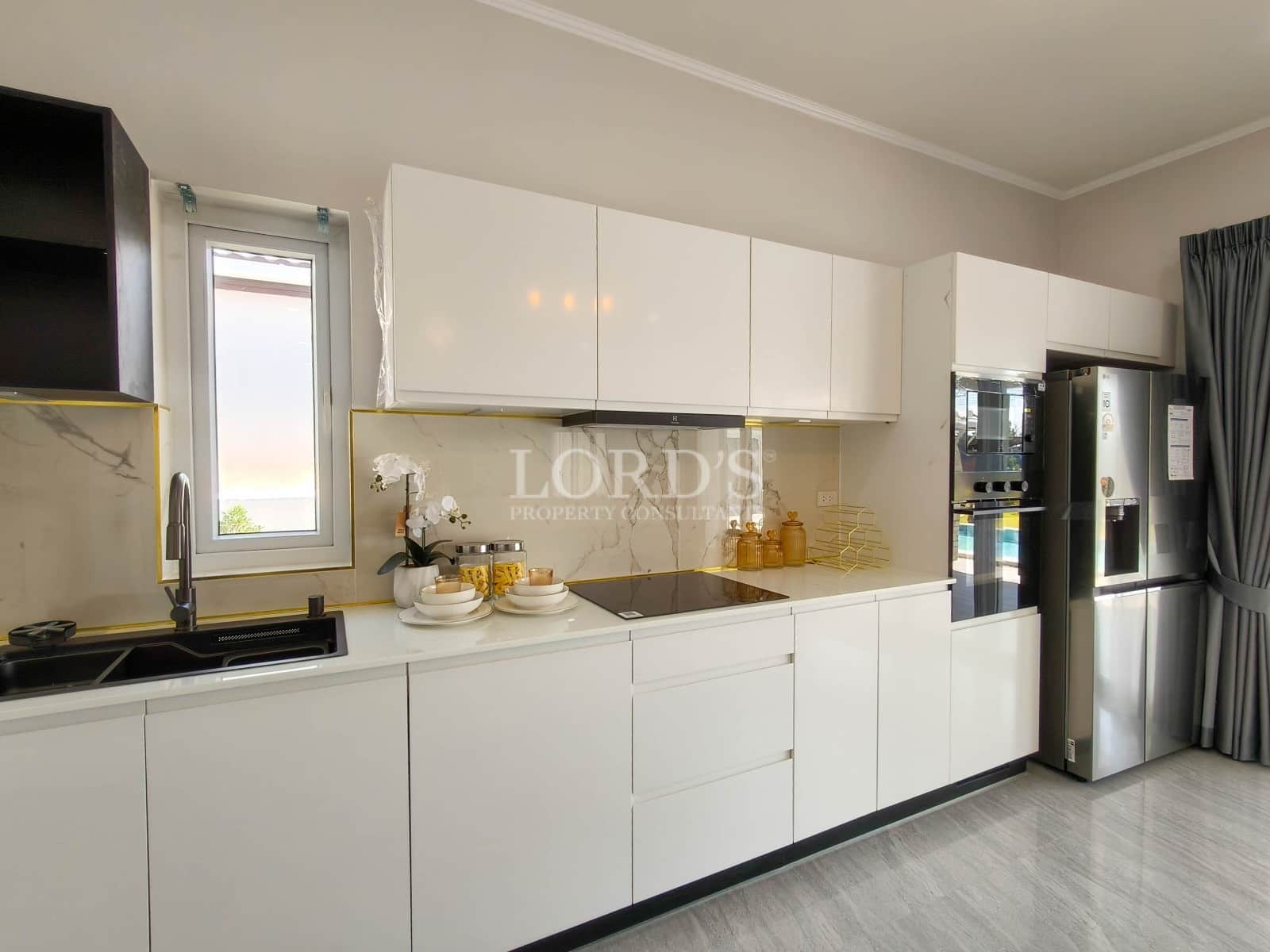 Modern kitchen with sleek design