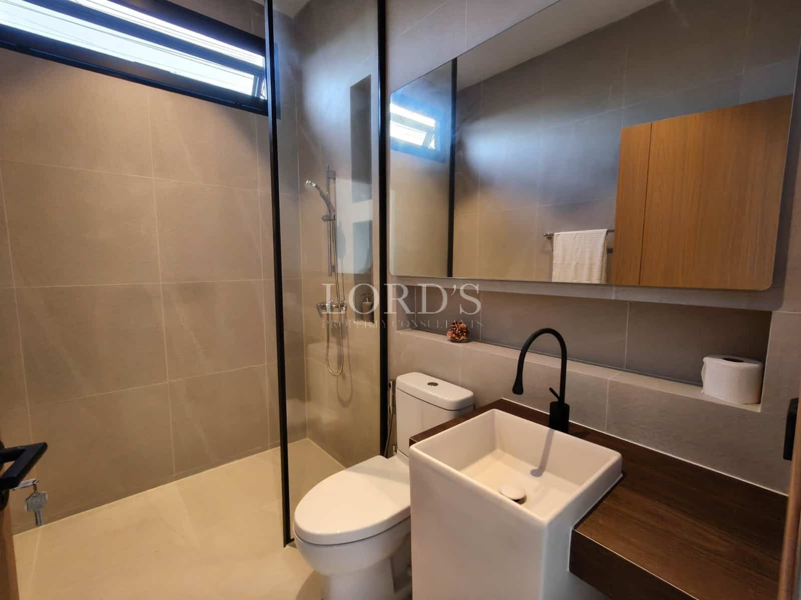 Modern bathroom with minimalist design